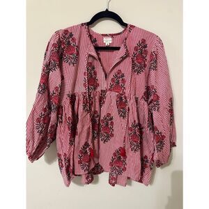 House of Sundar Balloon Sleeve Top